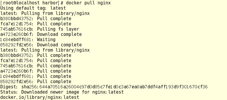 Docker–harbor私有仓库部署与管理插图9 Docker–harbor私有仓库部署与管理插图9