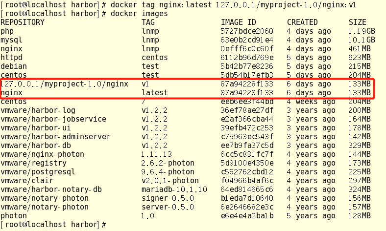 Docker–harbor私有仓库部署与管理插图11 Docker–harbor私有仓库部署与管理插图11
