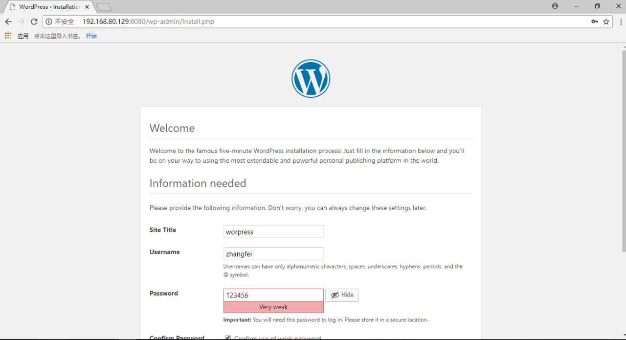 Docker中安装WordPress插图1 Docker中安装WordPress插图1