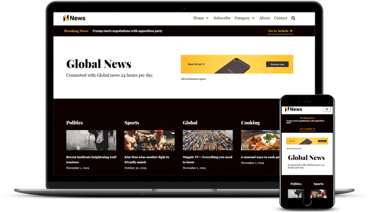 10个最佳WordPress主题(如中型)(适用于博客,企业等)插图 10个最佳WordPress主题(如中型)(适用于博客,企业等)插图