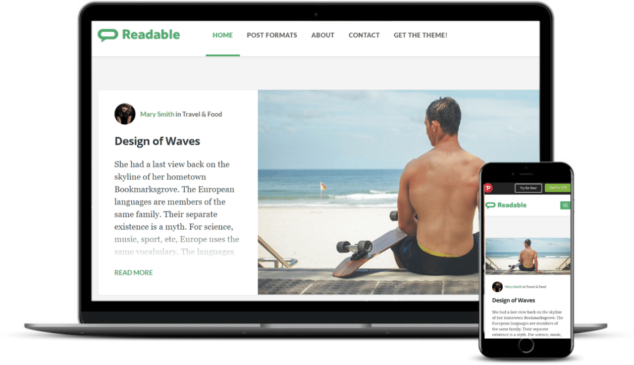 10个最佳WordPress主题(如中型)(适用于博客,企业等)插图4 10个最佳WordPress主题(如中型)(适用于博客,企业等)插图4