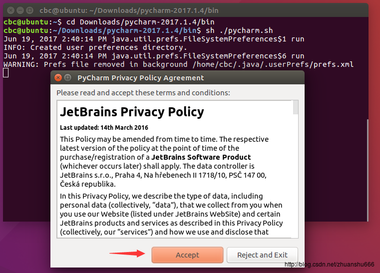 Ubuntu 16.04 安装 PyCharm插图7