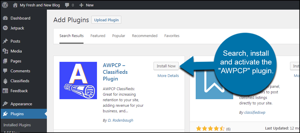 如何安装另一个WordPress分类插件(AWPCP)插图1 AWPCP