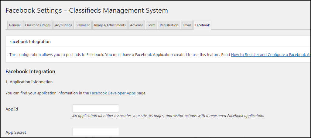 如何安装另一个WordPress分类插件(AWPCP)插图15 Facebook