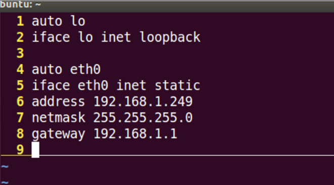 Ubuntu网络配置方法插图6 在这里插入图片描述