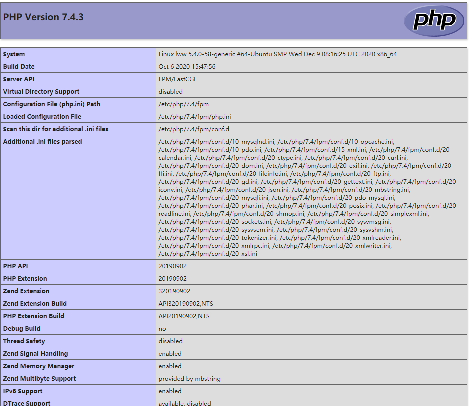 Linux与网络服务(三)虚拟机UbuntuServer20.04配置LNMP并安装WordPress个人博客(手把手教学!亲测可用!)插图12 在这里插入图片描述