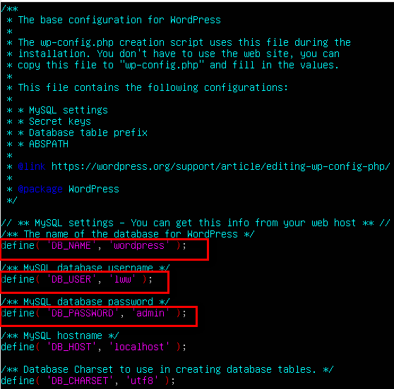 Linux与网络服务(三)虚拟机UbuntuServer20.04配置LNMP并安装WordPress个人博客(手把手教学!亲测可用!)插图15 在这里插入图片描述