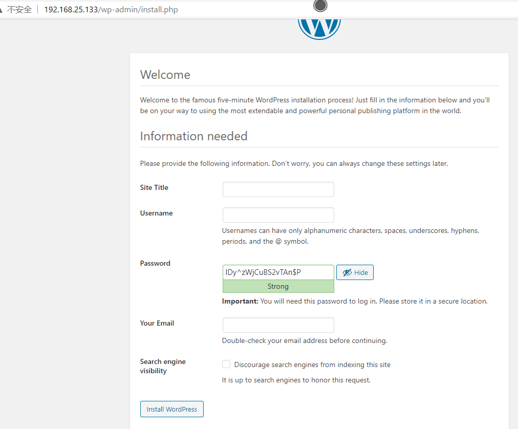 Linux与网络服务(三)虚拟机UbuntuServer20.04配置LNMP并安装WordPress个人博客(手把手教学!亲测可用!)插图16 在这里插入图片描述