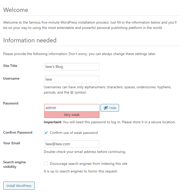 Linux与网络服务(三)虚拟机UbuntuServer20.04配置LNMP并安装WordPress个人博客(手把手教学!亲测可用!)插图17 在这里插入图片描述