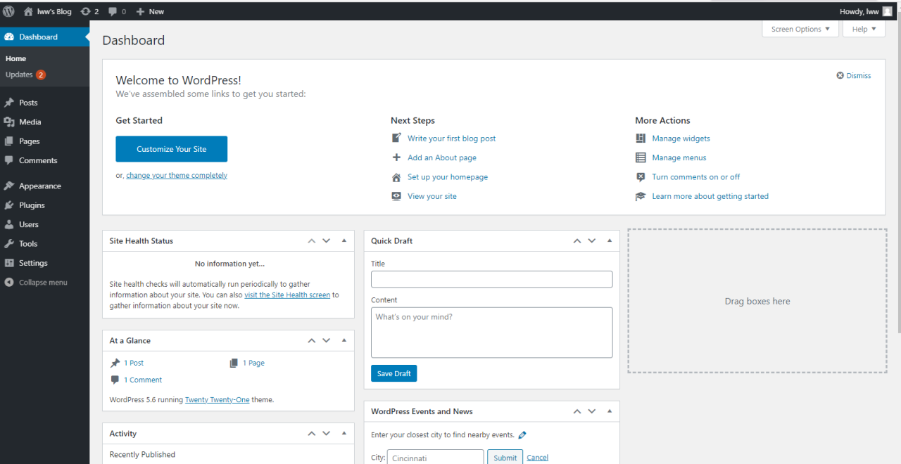 Linux与网络服务(三)虚拟机UbuntuServer20.04配置LNMP并安装WordPress个人博客(手把手教学!亲测可用!)插图20 在这里插入图片描述