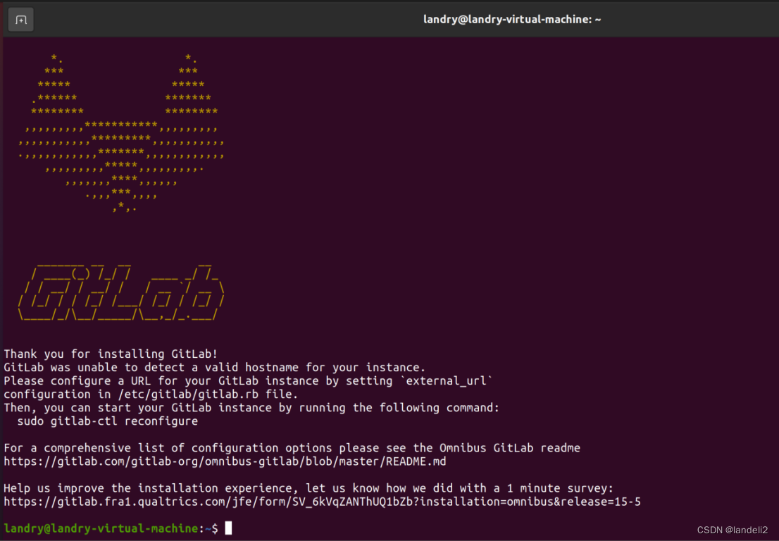 在ubuntu上部署gitlab详细步骤插图2 在ubuntu上部署gitlab详细步骤插图2