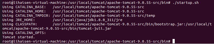 Ubuntu搭建Tomcat服务器并部署Javaweb项目插图4 在这里插入图片描述