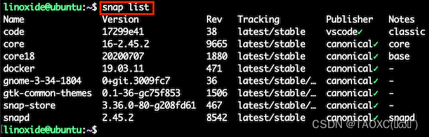 如何在 Ubuntu/KylinOS-Desktop 中使用 Snap 部署软件和包管理插图6 如何在 Ubuntu/KylinOS-Desktop 中使用 Snap 部署软件和包管理插图6