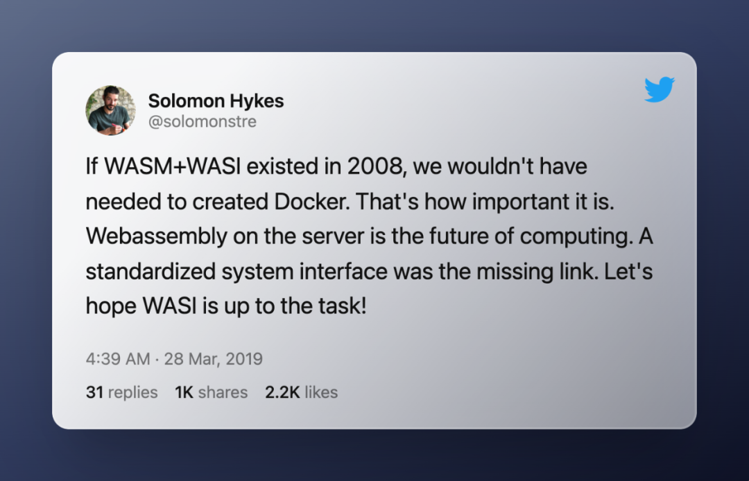 当 Docker 遇上 WebAssembly插图4 79fc191c09754ecb764bd9a44036597b.png