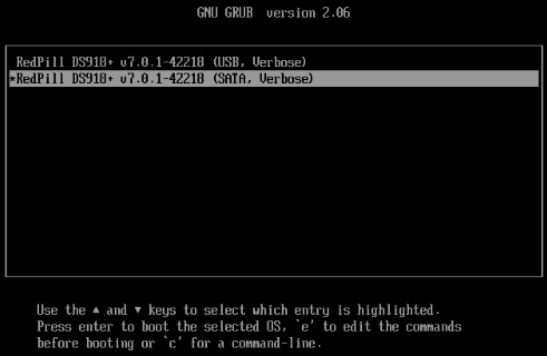 PVE安装黑群晖插图2 选择SATA模式