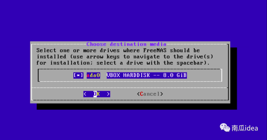 freenas 蜗牛星际_二、FreeNAS篇:使用U盘在蜗牛星际上安装FreeNAS插图3 752a2b535dc02c5367de4dd2293068c4.png