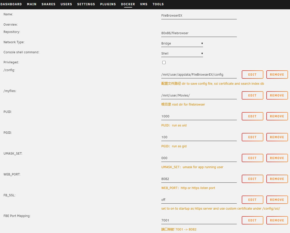 小刻也能看懂的Unraid系统使用手册:Docker篇插图5 Unraid_DockerFBE_AddContainer