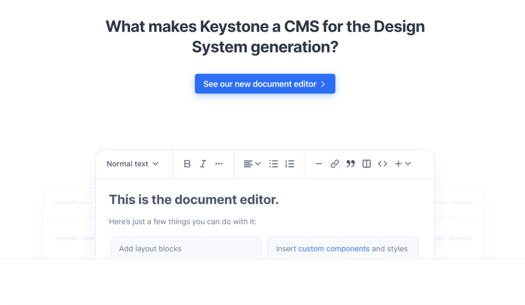 2022 年10个优质的 Node.js CMS 平台分享插图7 4cb6bf69f570a98f18550db93ef360f4.png