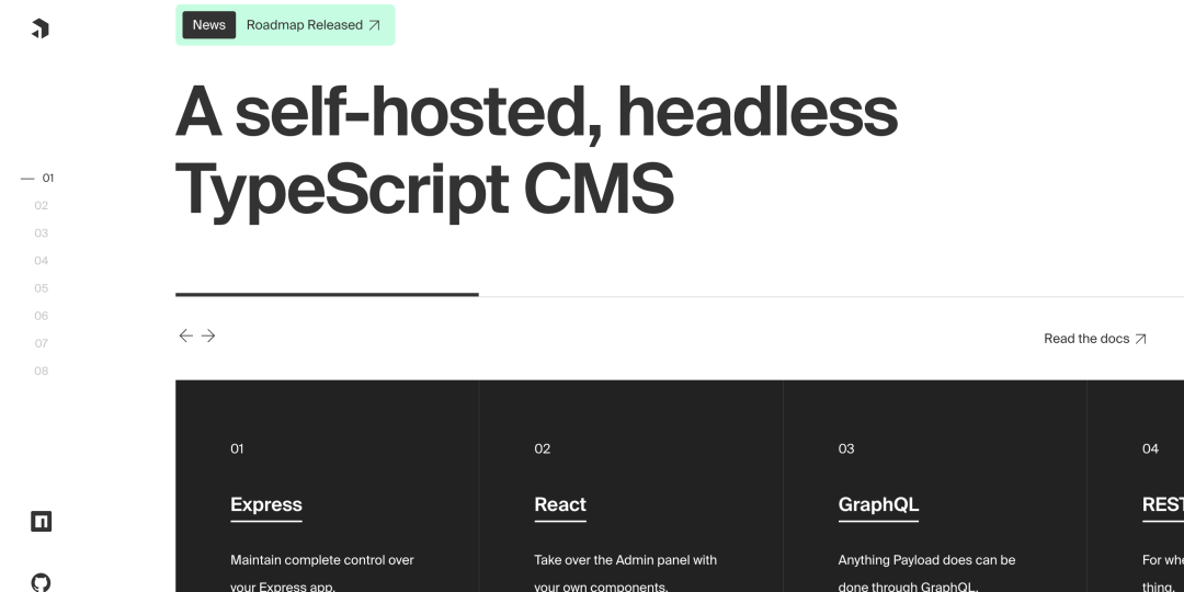 2022 年10个优质的 Node.js CMS 平台分享插图8 b986026cbd0abf9f9143f34529e71ceb.png