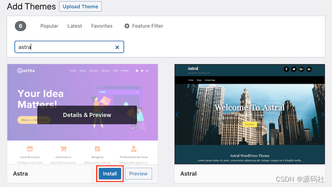如何安装 WordPress 主题,新手实用插图3 如何安装 WordPress 主题,新手实用插图3