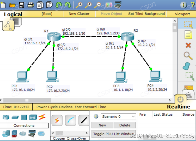 RIP协议与如何配置RIP_2台路由器插图 RIP协议与如何配置RIP_2台路由器插图