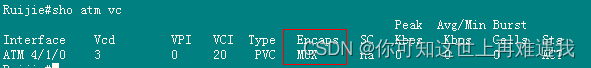 锐捷网络——10GWAN接口配置+ATM接口扩展配置插图5 锐捷网络——10GWAN接口配置+ATM接口扩展配置插图5