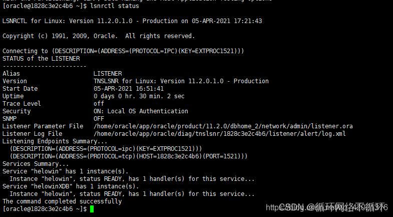 Docker部署Oracle并实现客户端连接插图8 Docker部署Oracle并实现客户端连接插图8