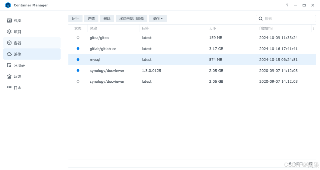 群晖通过 Docker 安装 MySQL插图3