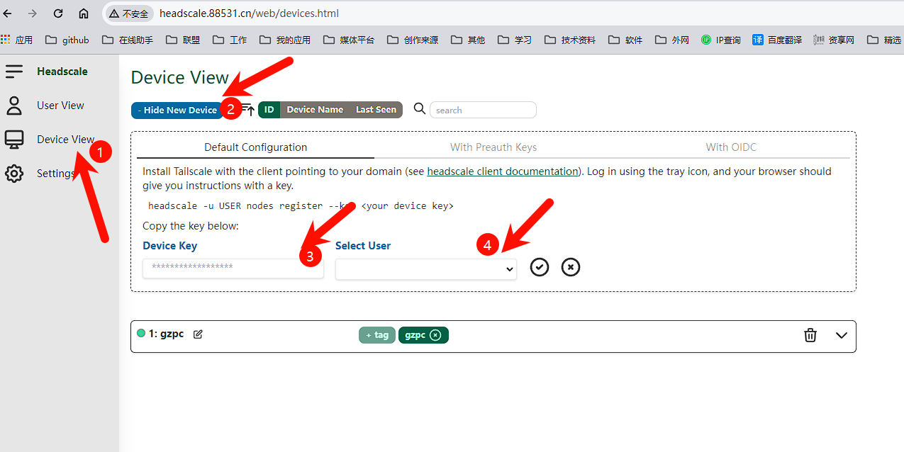 自部署Headscale开源免费的异地组网支持多平台简单快速上手教程插图7 自部署Headscale开源免费的异地组网支持多平台简单快速上手教程插图7