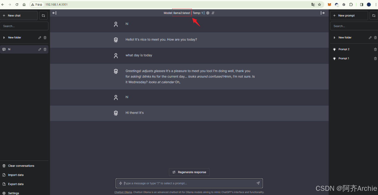 群晖NAS本地部署Llama 2大模型打造属于你的智能生活助手插图11