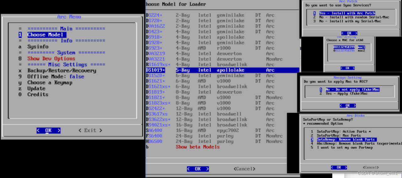 PVE8.1+核显gvt-g+黑群晖插图6 在这里插入图片描述