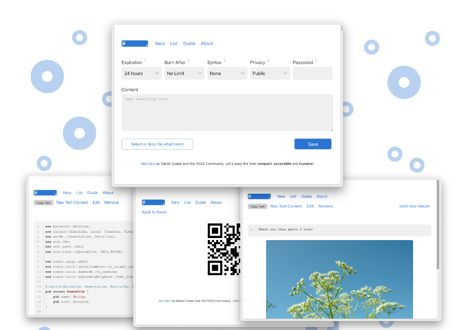 多设备多文件共享神器，使用极空间部署跨平台的粘贴箱『MicroBin』插图
