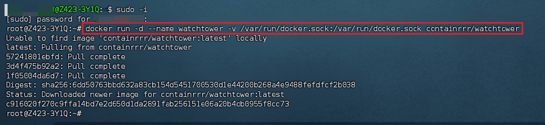 让Docker容器优雅的实现自动更新，极空间NAS部署『Watchtower』插图3