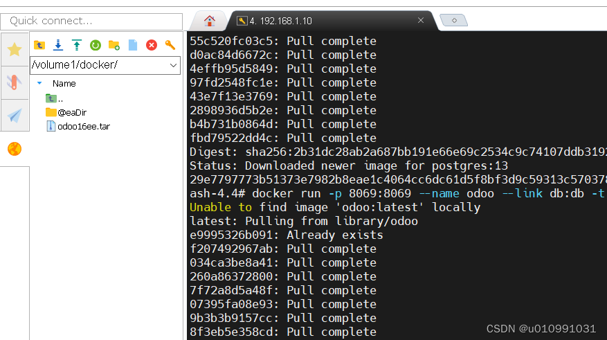 群晖NAS和绿联NAS的Docker安装odoo18社区版和企业版教程插图10 群晖NAS和绿联NAS的Docker安装odoo18社区版和企业版教程插图10